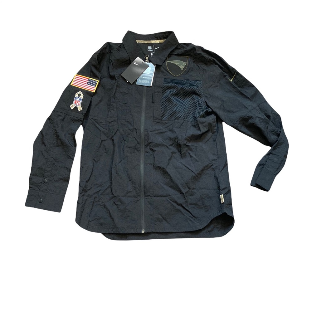 New England Patriots Nike Men’s Full Zip Up Salute To Service Jacket